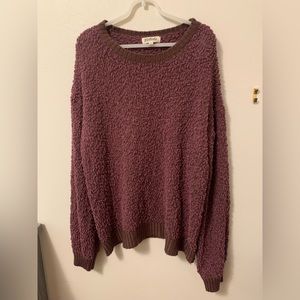 Plum Chenille Sweater